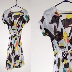 3 for $30 - Abstract Print Dress / Cover-up